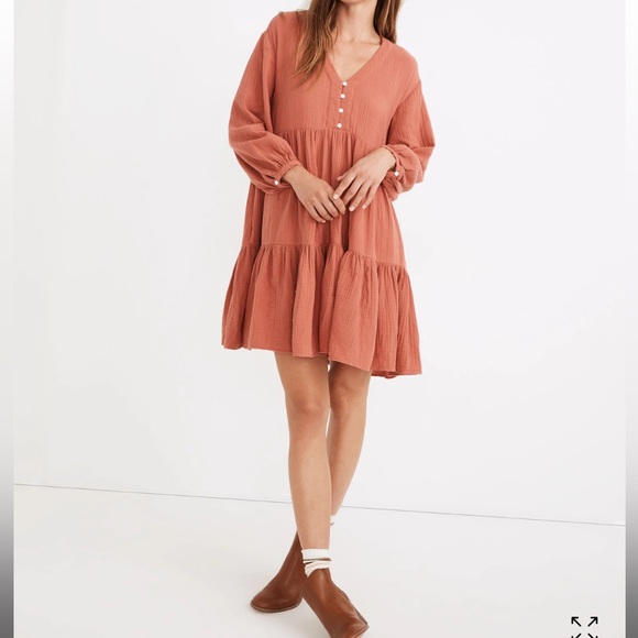 Madewell‎ Lightspun Colette Mini Dress - Picture 1 of 8